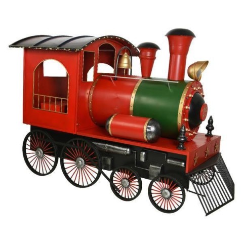 LOCOMOTIVA TRENO METALLO NATALIZIA CLED 394x1